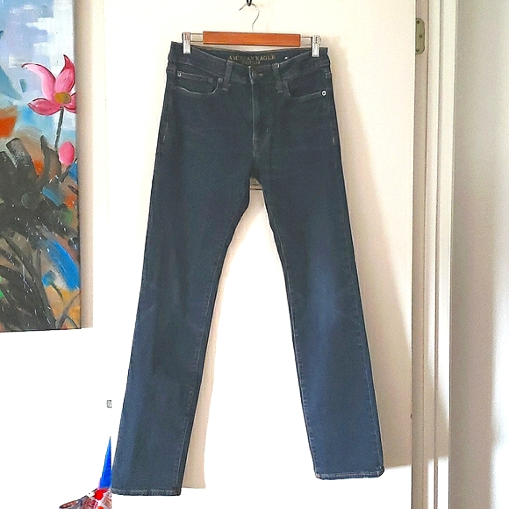 American Eagle Outfitters Original Straight Jeans Size 30 - Picture 2 of 14